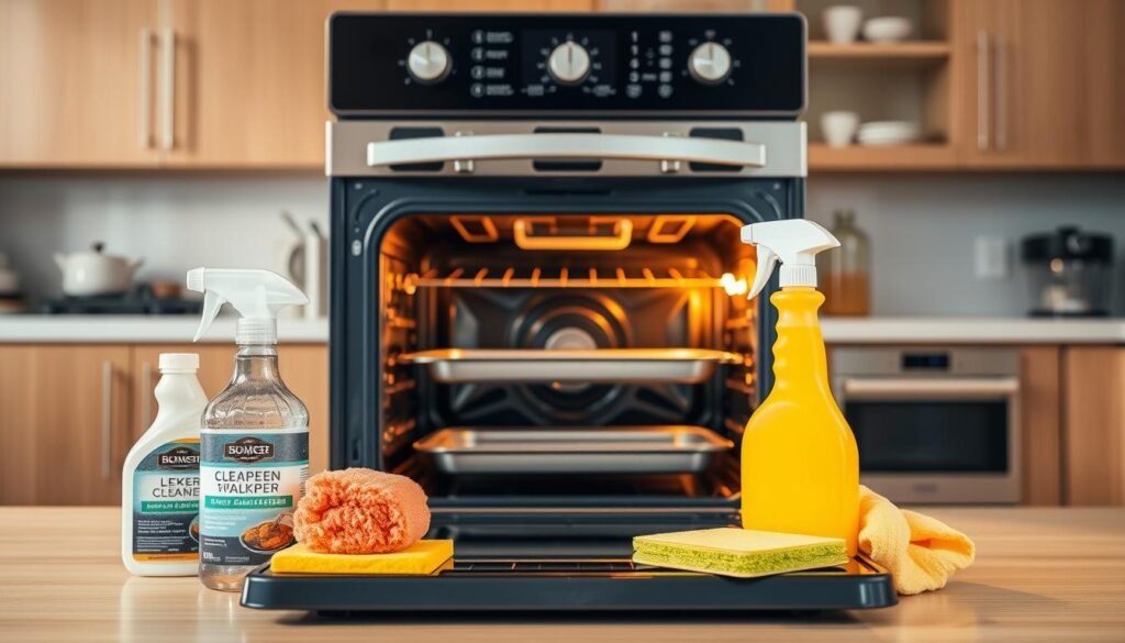 how to clean oven