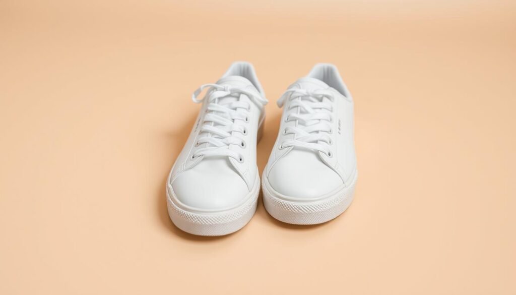 how to clean white shoes