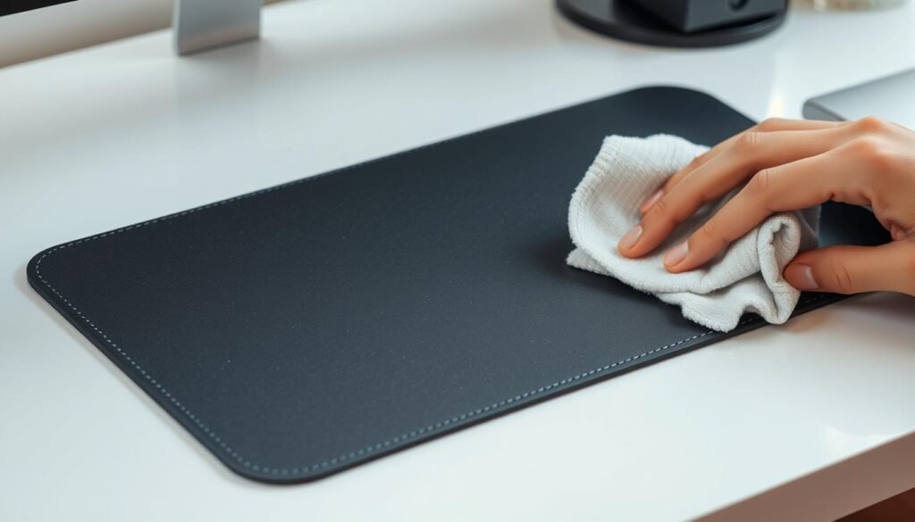 how to clean a mouse pad