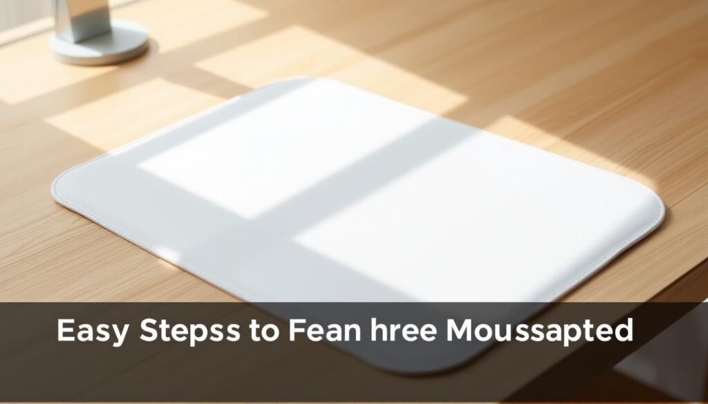 how to clean a mousepad
