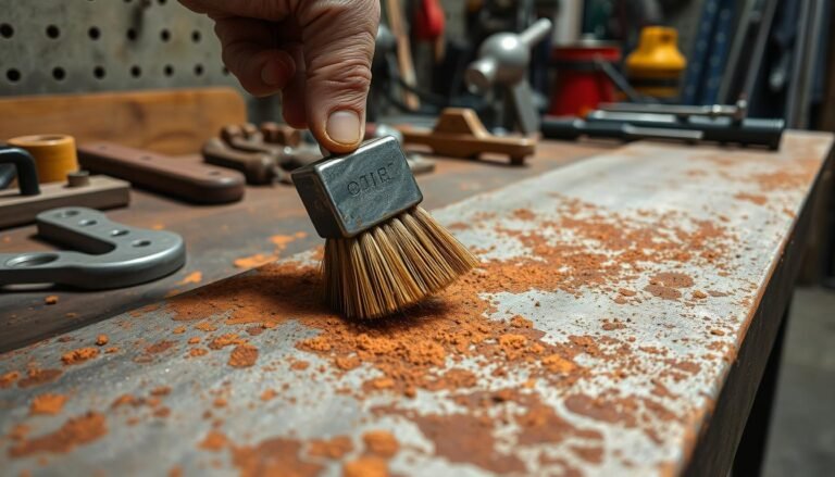 how to clean rust off metal