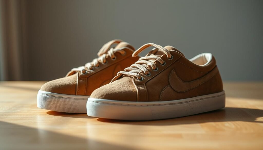 how to clean suede trainers