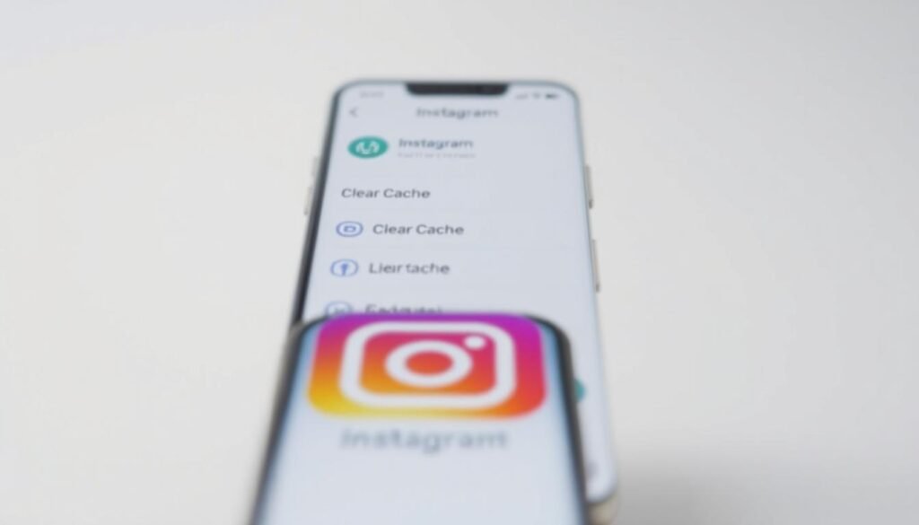 how to clear cache on instagram
