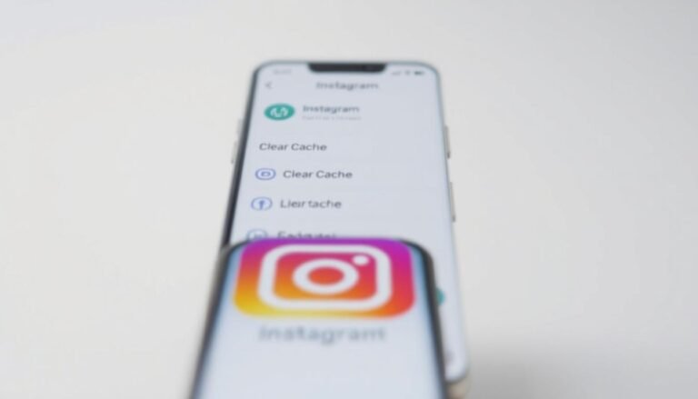how to clear cache on instagram