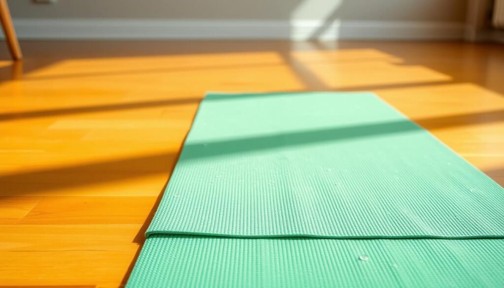 how to clean a yoga mat