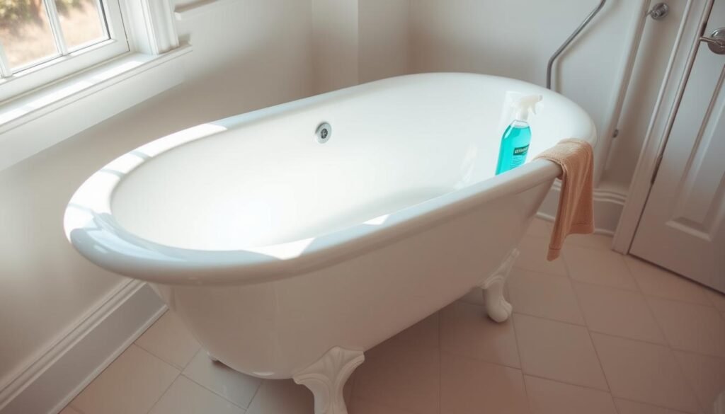 how to clean bathtub