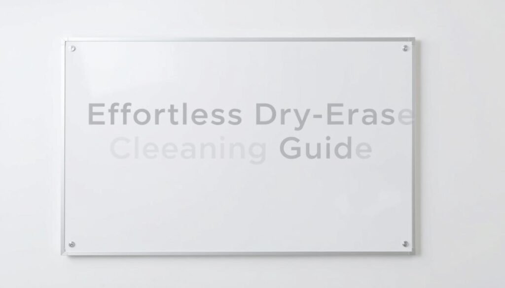 how to clean dry erase board