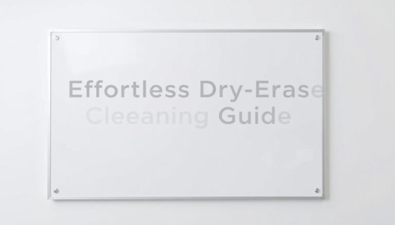 how to clean dry erase board