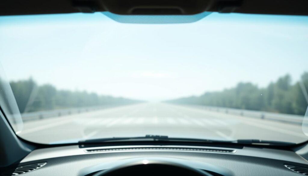 how to clean inside of a windshield