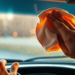 how to clean inside of windshield