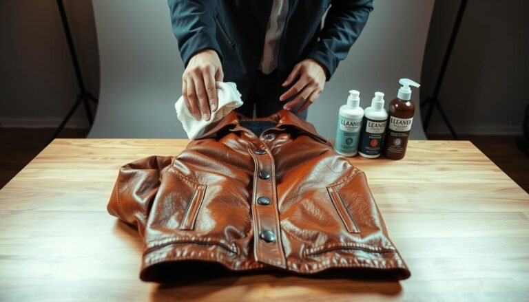 how to clean leather jacket