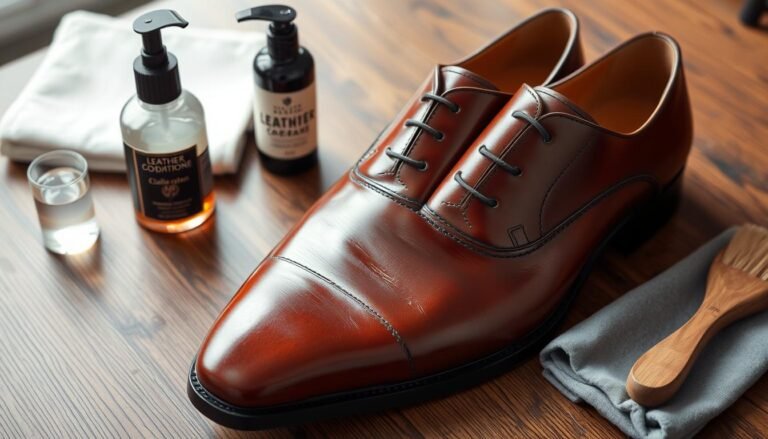 how to clean leather shoes