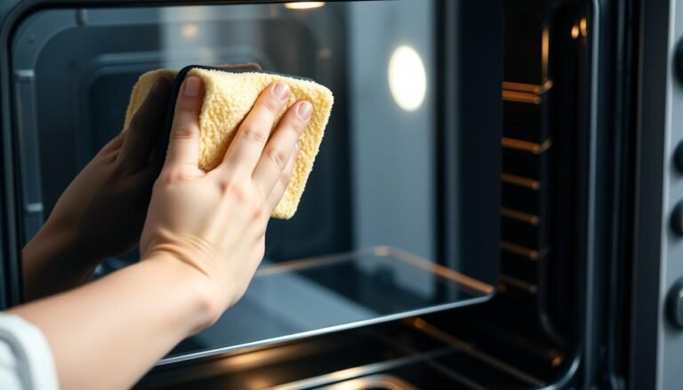 how to clean oven glass