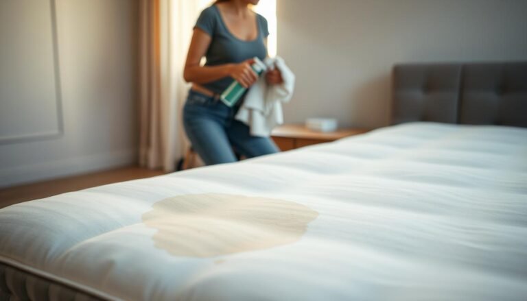 how to clean pee out of a mattress