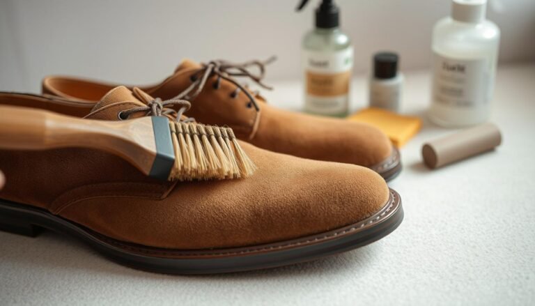 how to clean suede in shoes