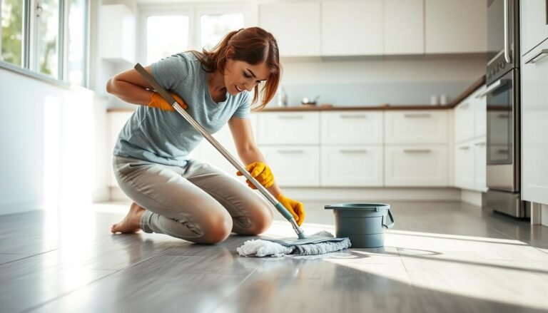 how to clean vinyl floors