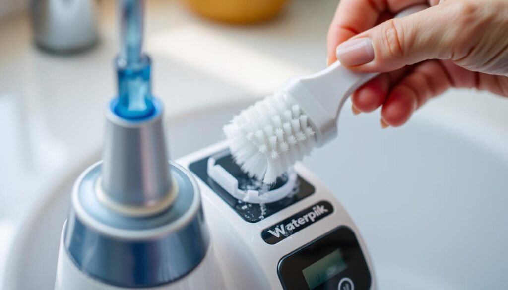 how to clean waterpik