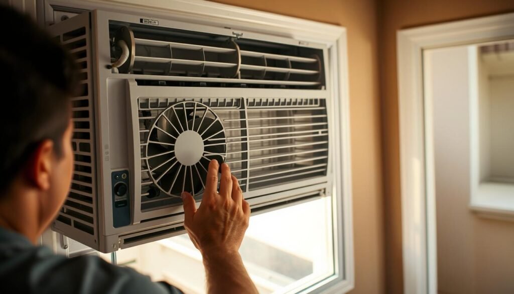 how to clean window ac unit