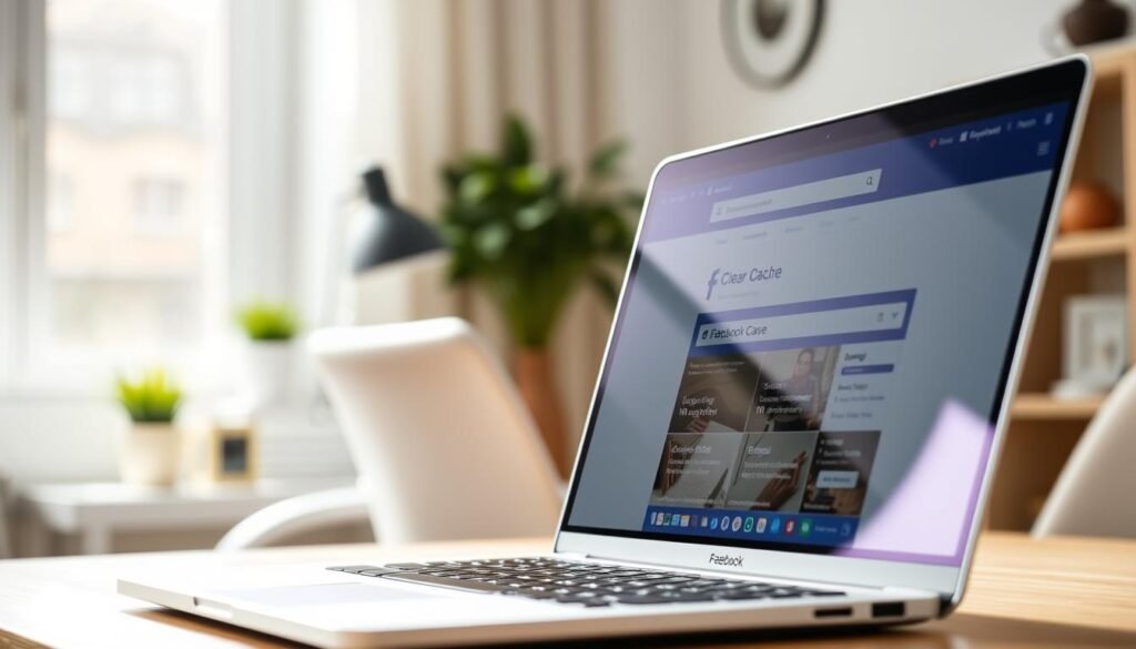 how to clear cache on facebook